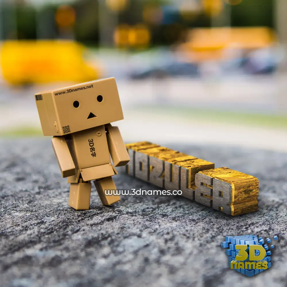 hozuler in Hello Danbo style - 3D name wallpaper hozuler in Hello Danbo style - 3D name wallpaper