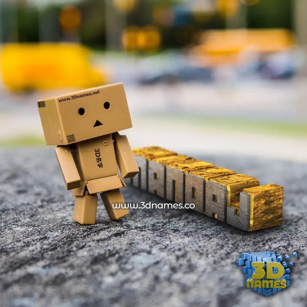 manoaj in Hello Danbo style - 3D name wallpaper manoaj in Hello Danbo style - 3D name wallpaper