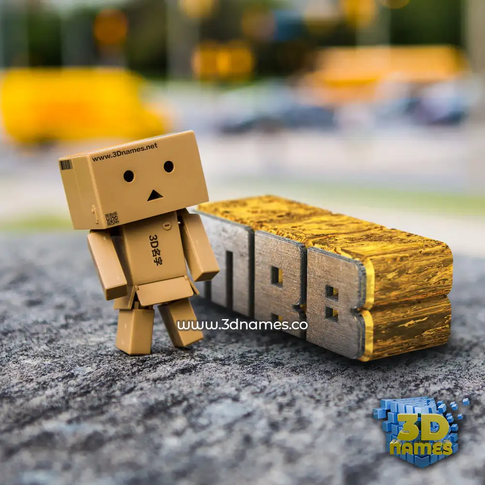 mrb in Hello Danbo style - 3D name wallpaper mrb in Hello Danbo style - 3D name wallpaper