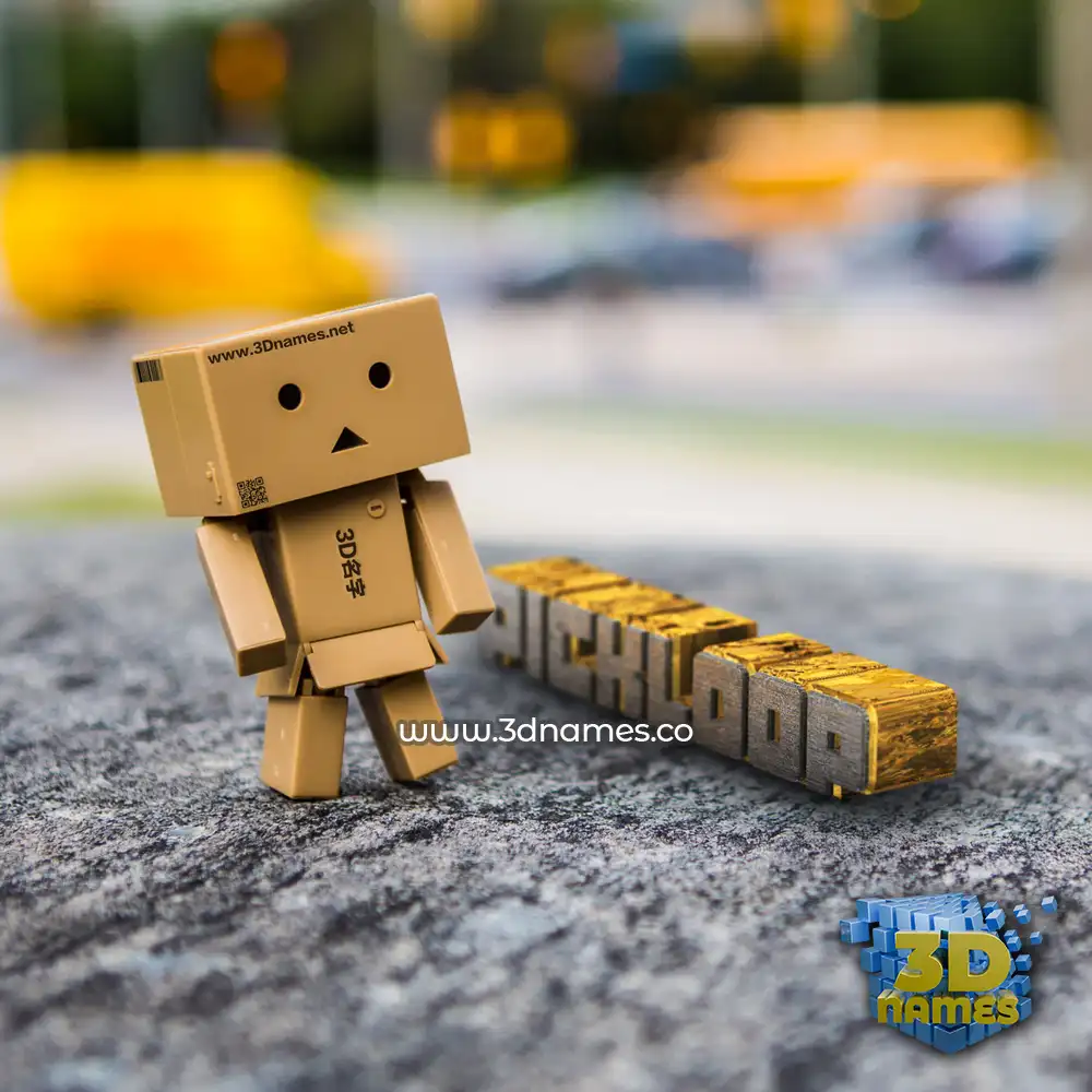 pickloop in Hello Danbo style - 3D name wallpaper pickloop in Hello Danbo style - 3D name wallpaper