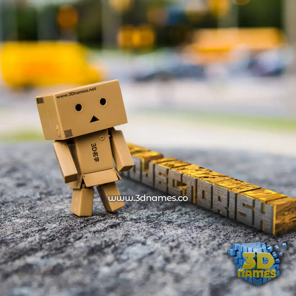 projectdrish in Hello Danbo style - 3D name wallpaper projectdrish in Hello Danbo style - 3D name wallpaper