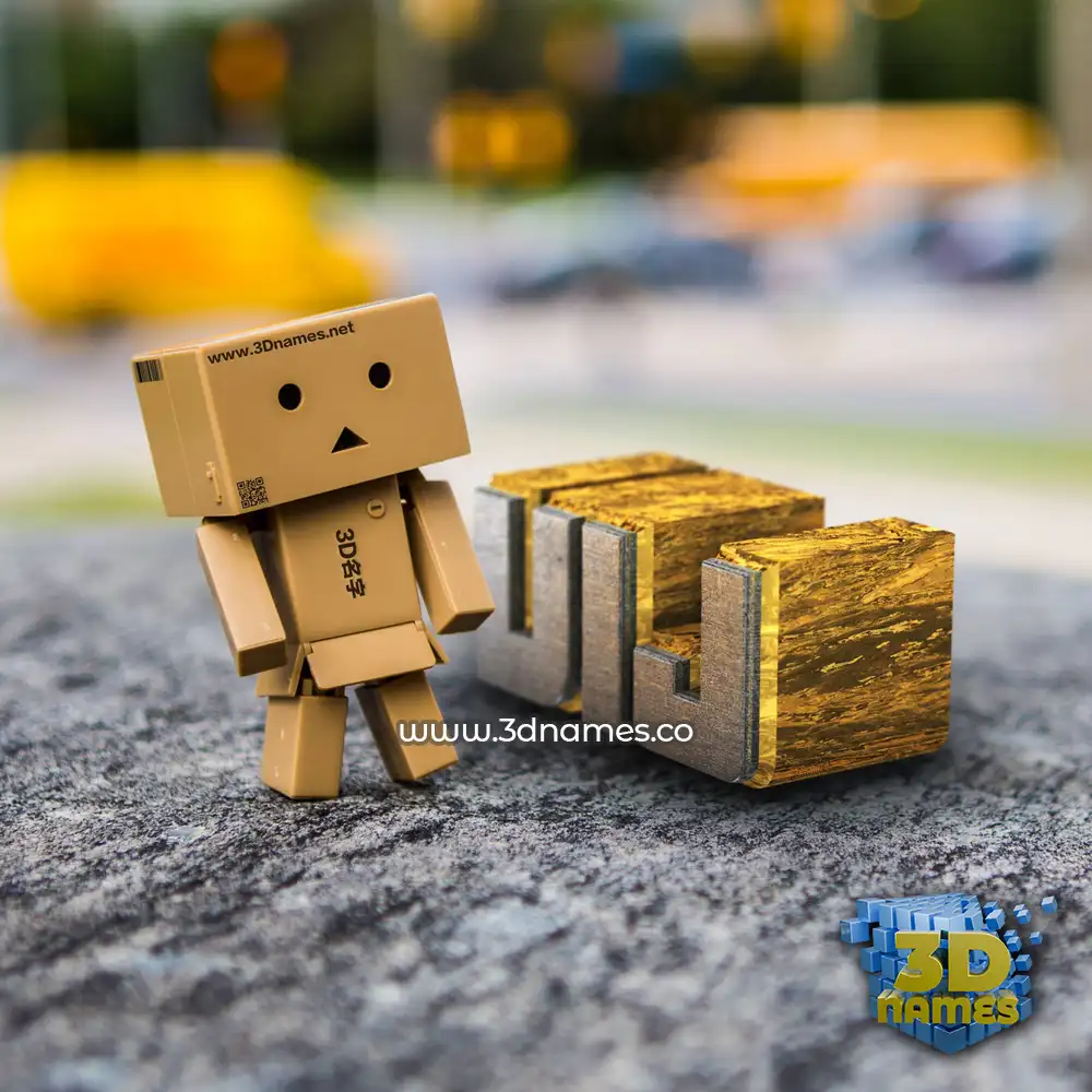 vij in Hello Danbo style - 3D name wallpaper vij in Hello Danbo style - 3D name wallpaper