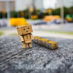 aasimah in Hello Danbo style - 3D name wallpaper