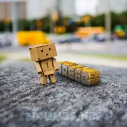 areeb in Hello Danbo style - 3D name wallpaper