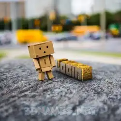 login in Hello Danbo style - 3D name wallpaper