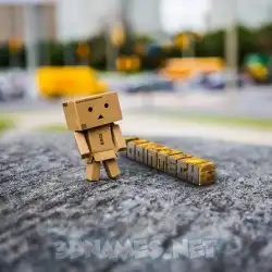 logintech in Hello Danbo style - 3D name wallpaper