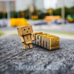 lxm in Hello Danbo style - 3D name wallpaper