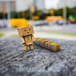 navlesh in Hello Danbo style - 3D name wallpaper