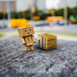 ni in Hello Danbo style - 3D name wallpaper