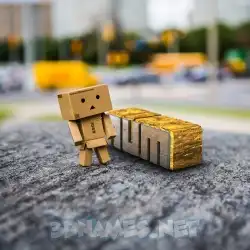 num in Hello Danbo style - 3D name wallpaper