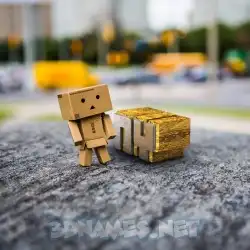 ny in Hello Danbo style - 3D name wallpaper