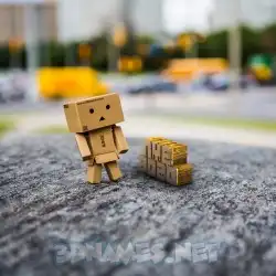 nye 2020 in Hello Danbo style - 3D name wallpaper