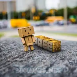 pree in Hello Danbo style - 3D name wallpaper