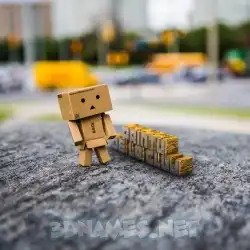 printu de la cluj in Hello Danbo style - 3D name wallpaper