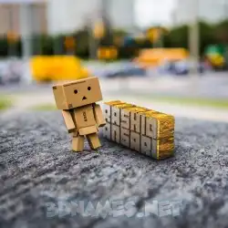 rashid ansari in Hello Danbo style - 3D name wallpaper