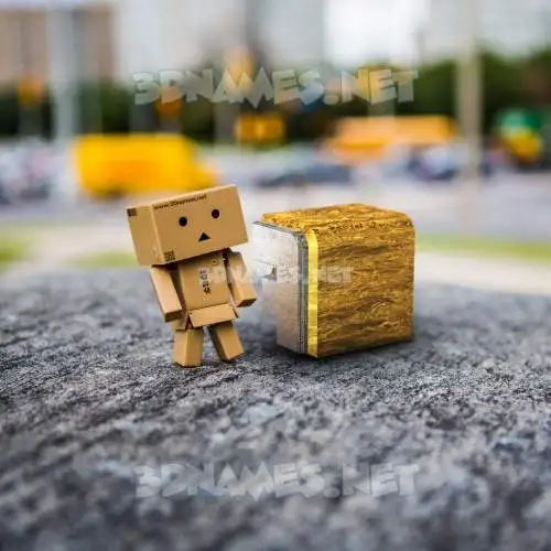 7 in Hello Danbo style - 3D name wallpaper 7 in Hello Danbo style - 3D name wallpaper