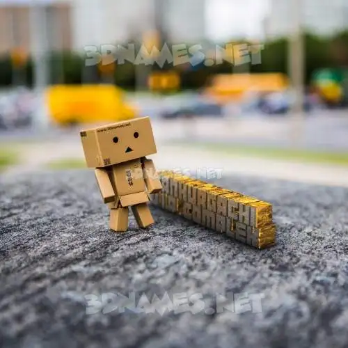 kankurgachi v.i.p. complex in Hello Danbo style - 3D name wallpaper kankurgachi v.i.p. complex in Hello Danbo style - 3D name wallpaper