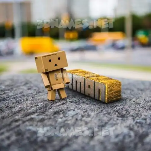 rman in Hello Danbo style - 3D name wallpaper rman in Hello Danbo style - 3D name wallpaper