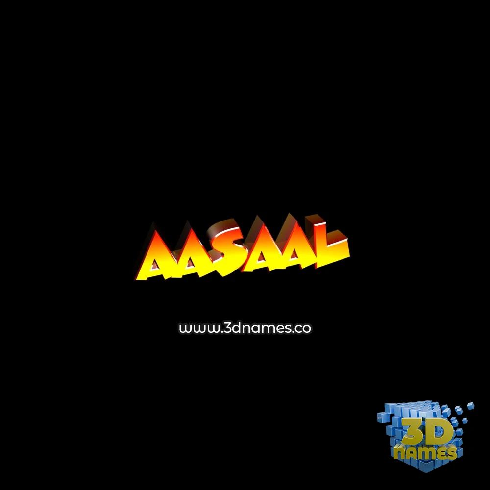 aasaal in Black Background style - 3D name wallpaper aasaal in Black Background style - 3D name wallpaper
