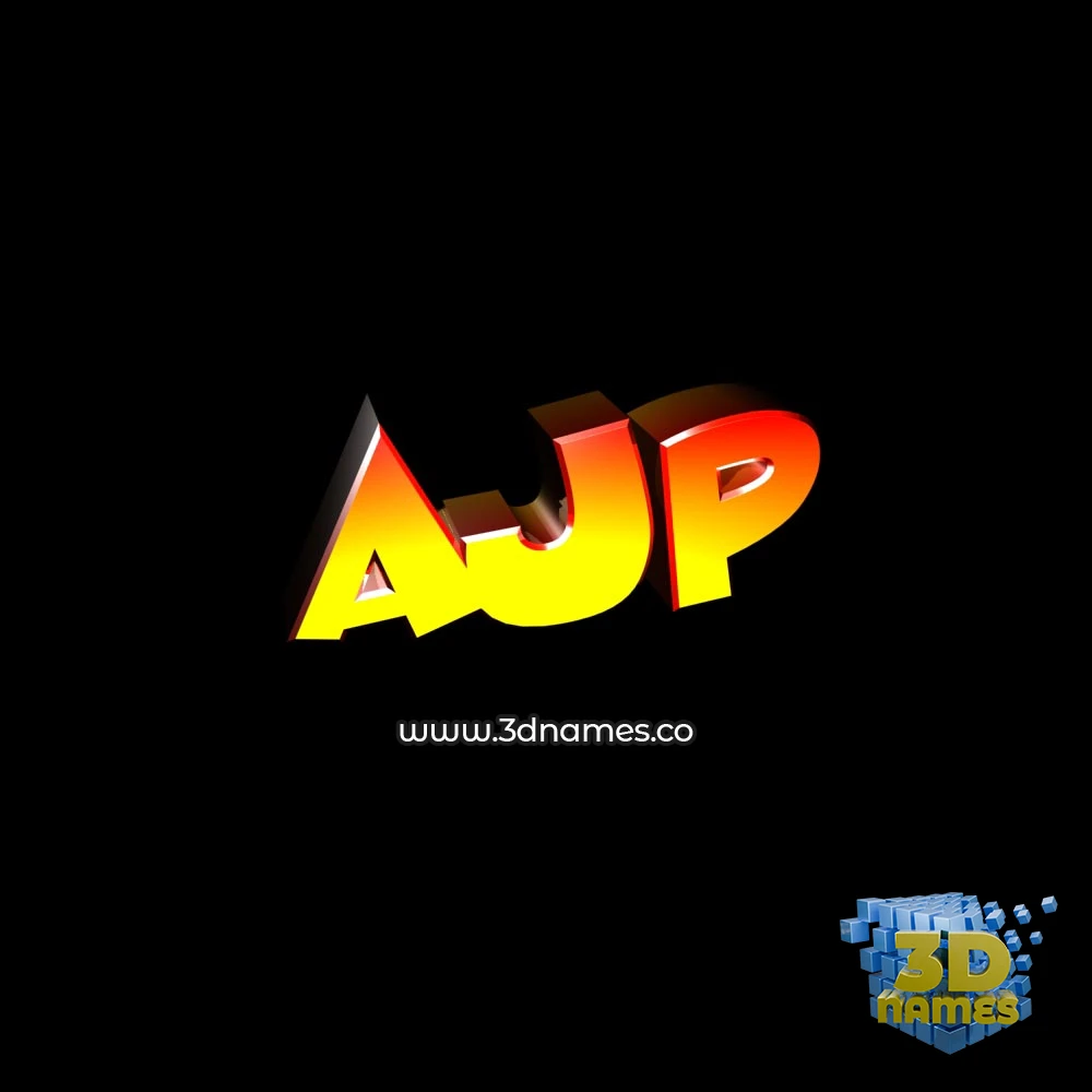 ajp in Black Background style - 3D name wallpaper ajp in Black Background style - 3D name wallpaper