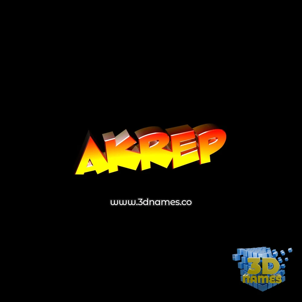 akrep in Black Background style - 3D name wallpaper akrep in Black Background style - 3D name wallpaper