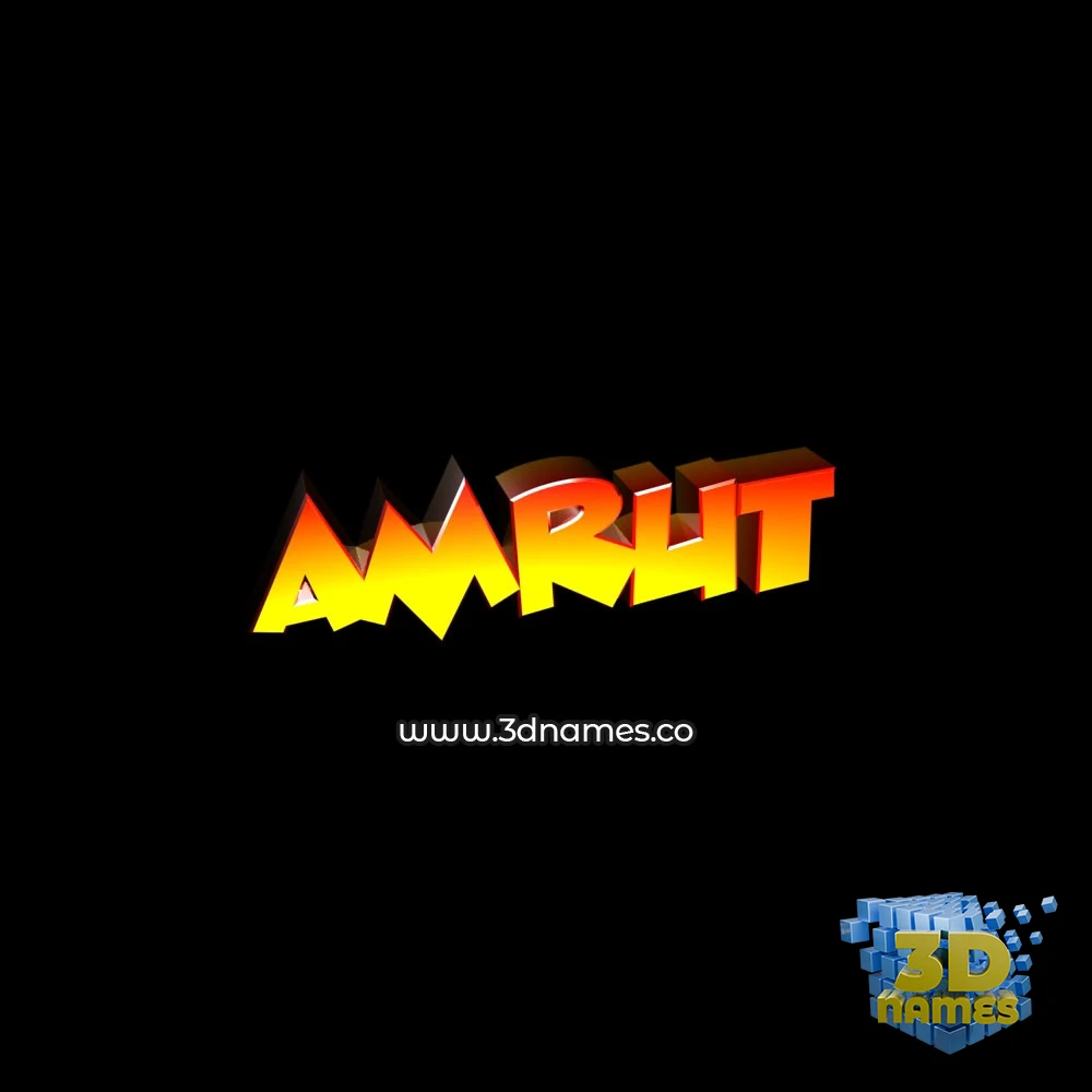 amrut in Black Background style - 3D name wallpaper amrut in Black Background style - 3D name wallpaper