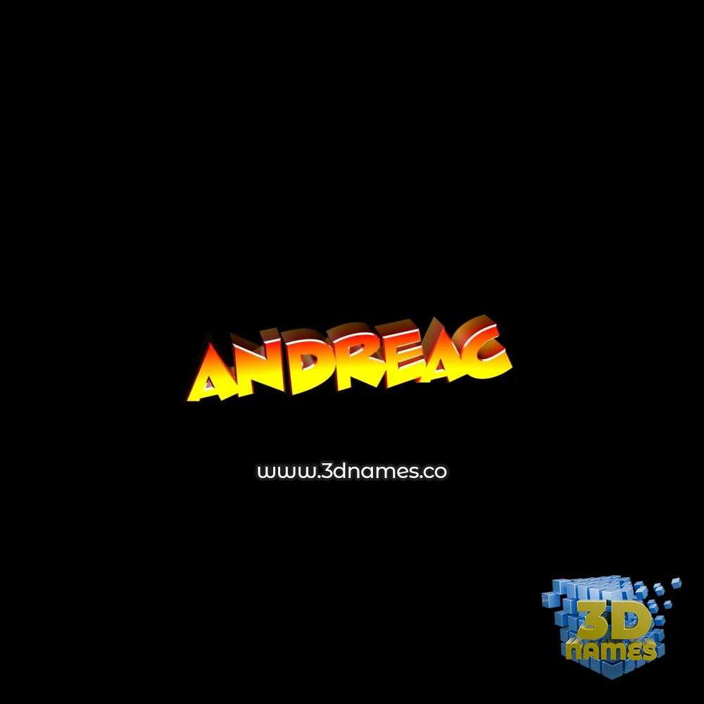 andreac in Black Background style - 3D name wallpaper andreac in Black Background style - 3D name wallpaper
