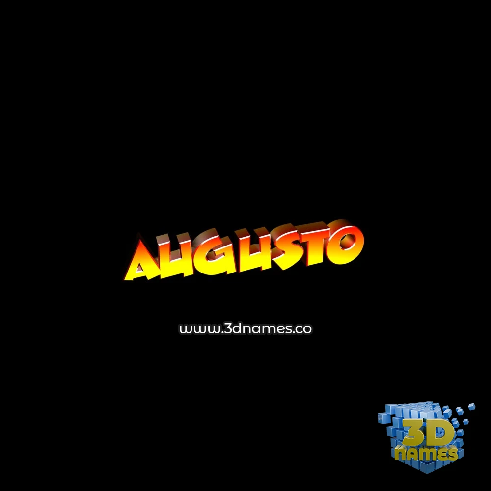 augusto in Black Background style - 3D name wallpaper augusto in Black Background style - 3D name wallpaper