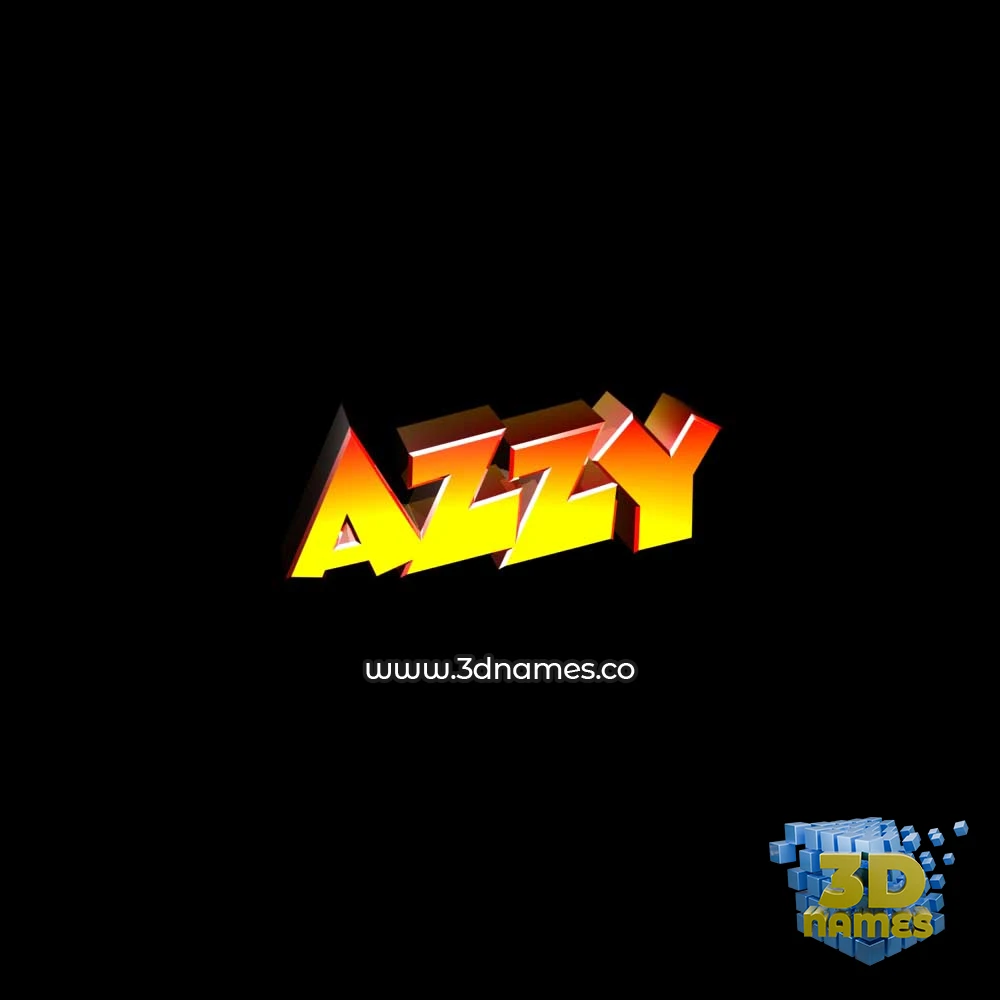 azzy in Black Background style - 3D name wallpaper azzy in Black Background style - 3D name wallpaper