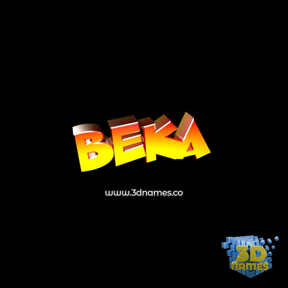 beka in Black Background style - 3D name wallpaper beka in Black Background style - 3D name wallpaper