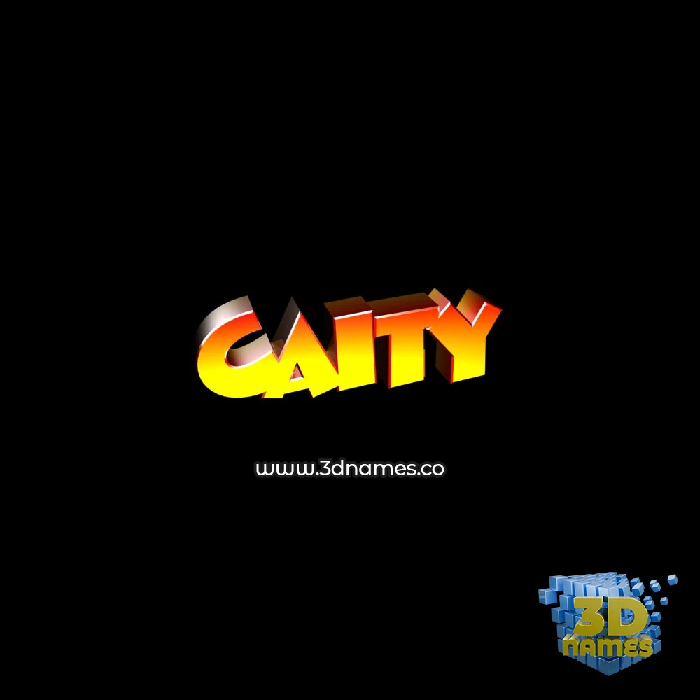 caity in Black Background style - 3D name wallpaper caity in Black Background style - 3D name wallpaper