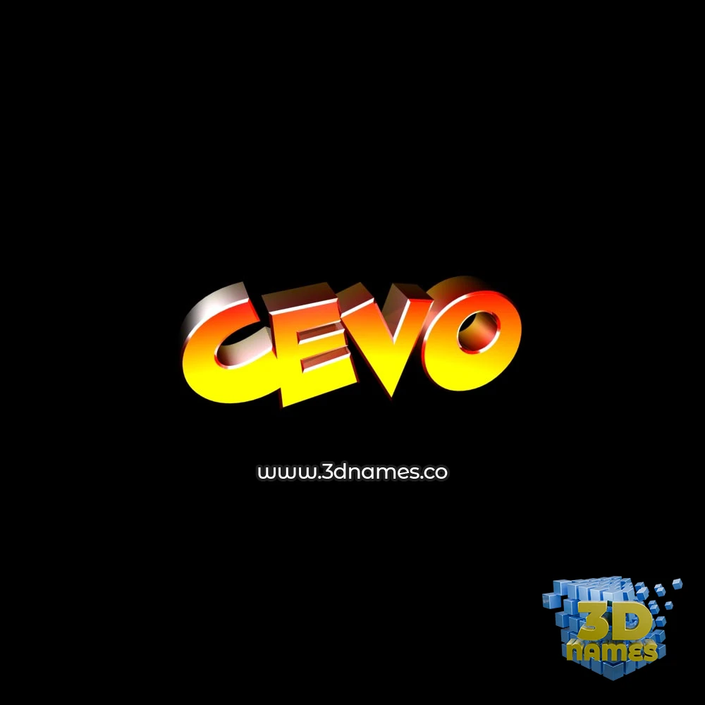 cevo in Black Background style - 3D name wallpaper cevo in Black Background style - 3D name wallpaper