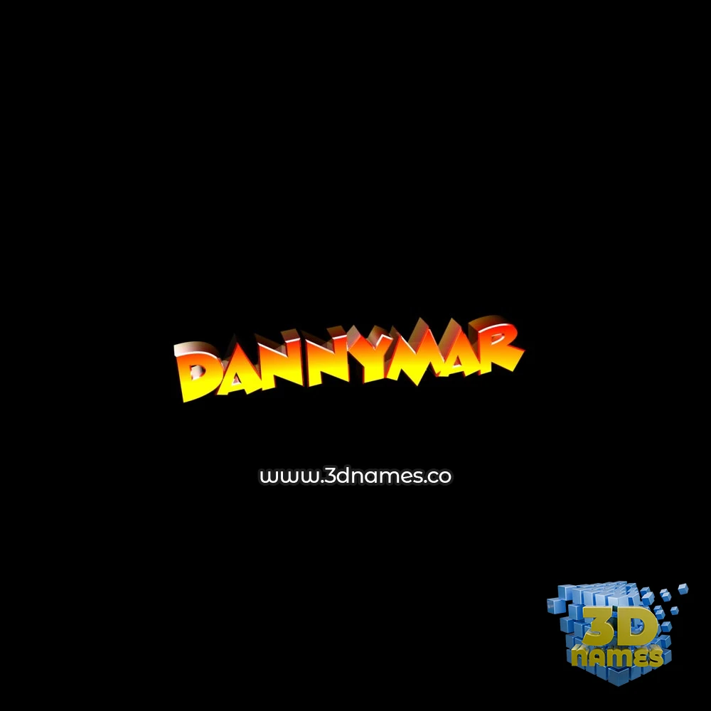 dannymar in Black Background style - 3D name wallpaper dannymar in Black Background style - 3D name wallpaper