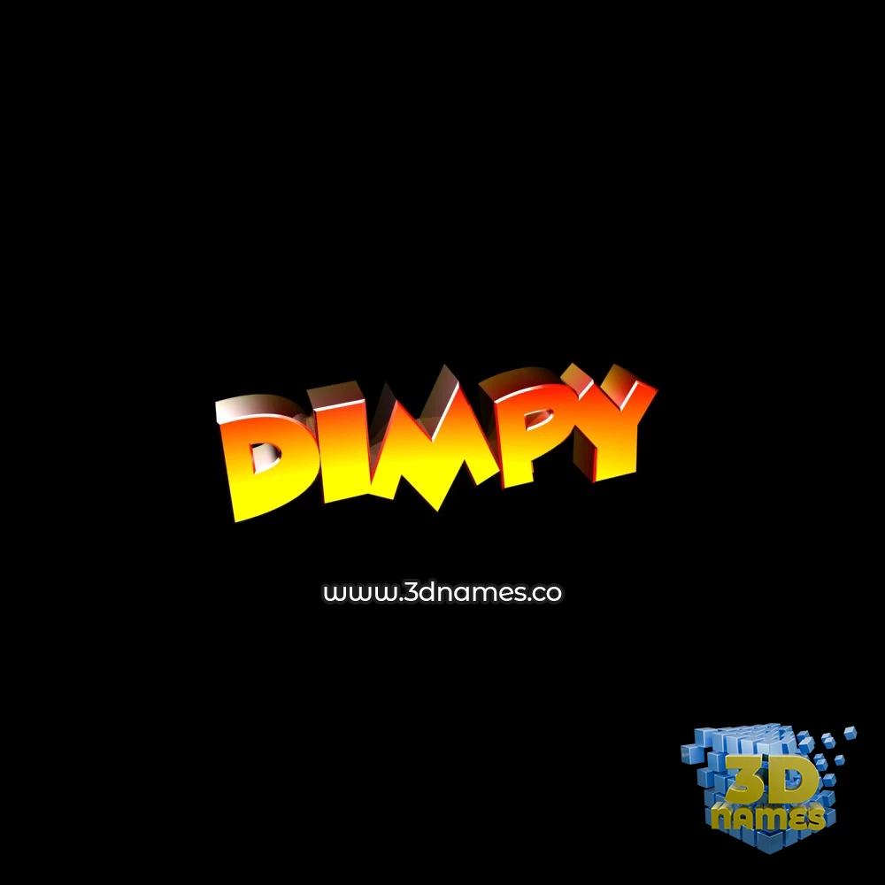 dimpy in Black Background style - 3D name wallpaper dimpy in Black Background style - 3D name wallpaper