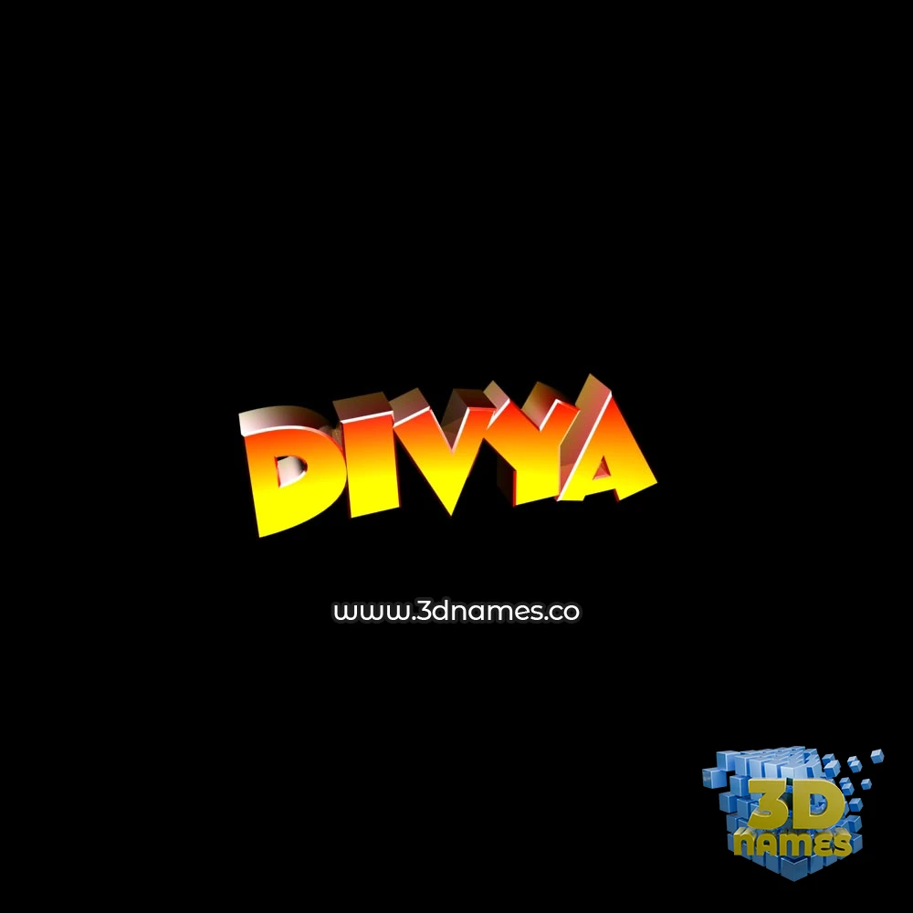divya in Black Background style - 3D name wallpaper divya in Black Background style - 3D name wallpaper