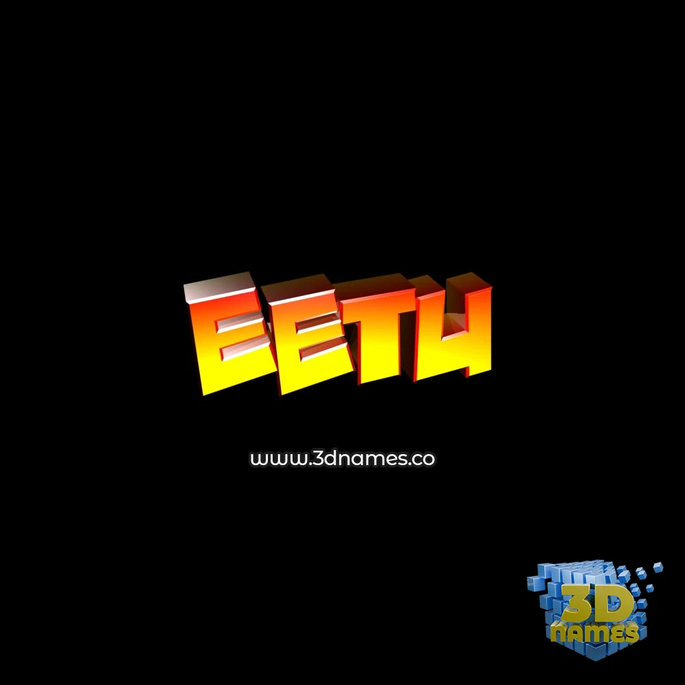 eetu in Black Background style - 3D name wallpaper eetu in Black Background style - 3D name wallpaper