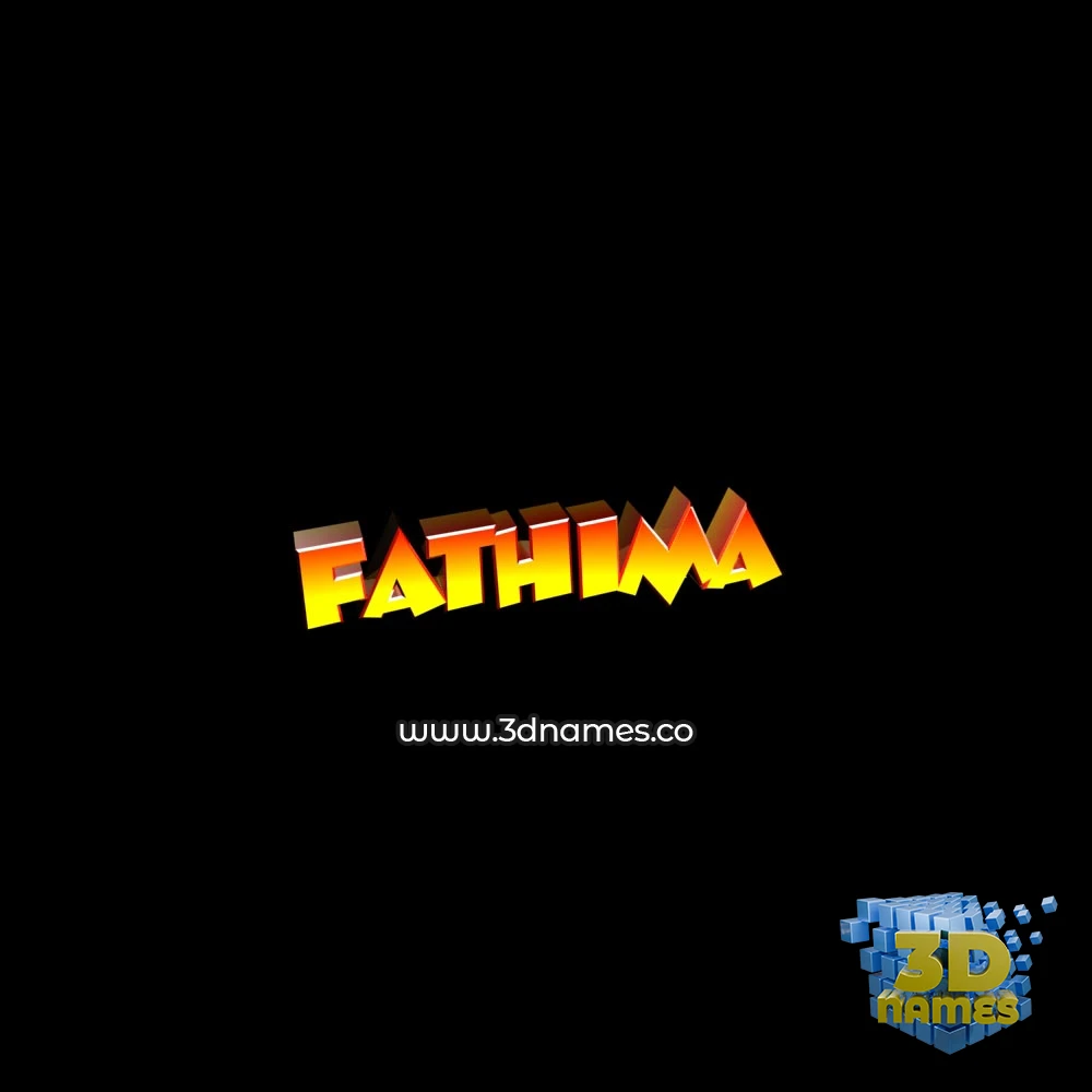 Fatima Arabic Calligraphy Name Beautiful Desgin Stock Vector (Royalty Free)  1823444021 | Shutterstock, image size:1000x1000