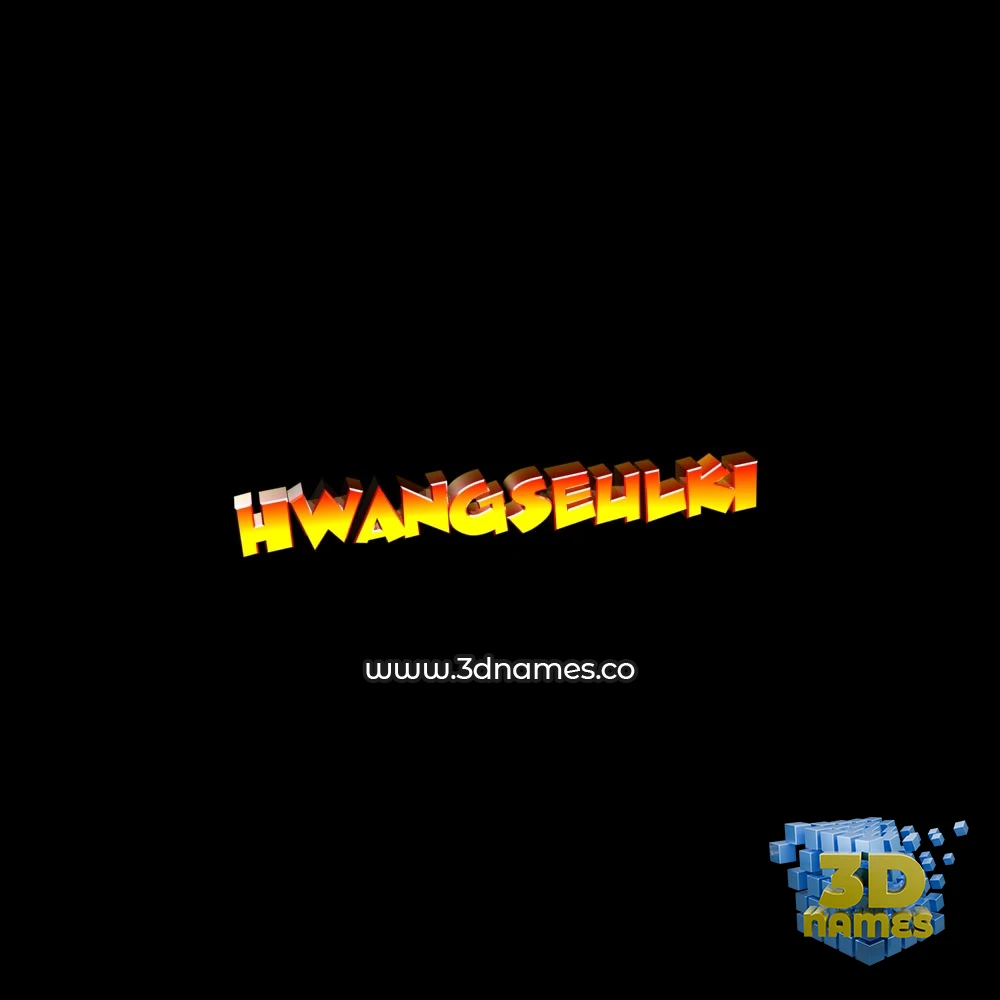 hwangseulki in Black Background style - 3D name wallpaper hwangseulki in Black Background style - 3D name wallpaper