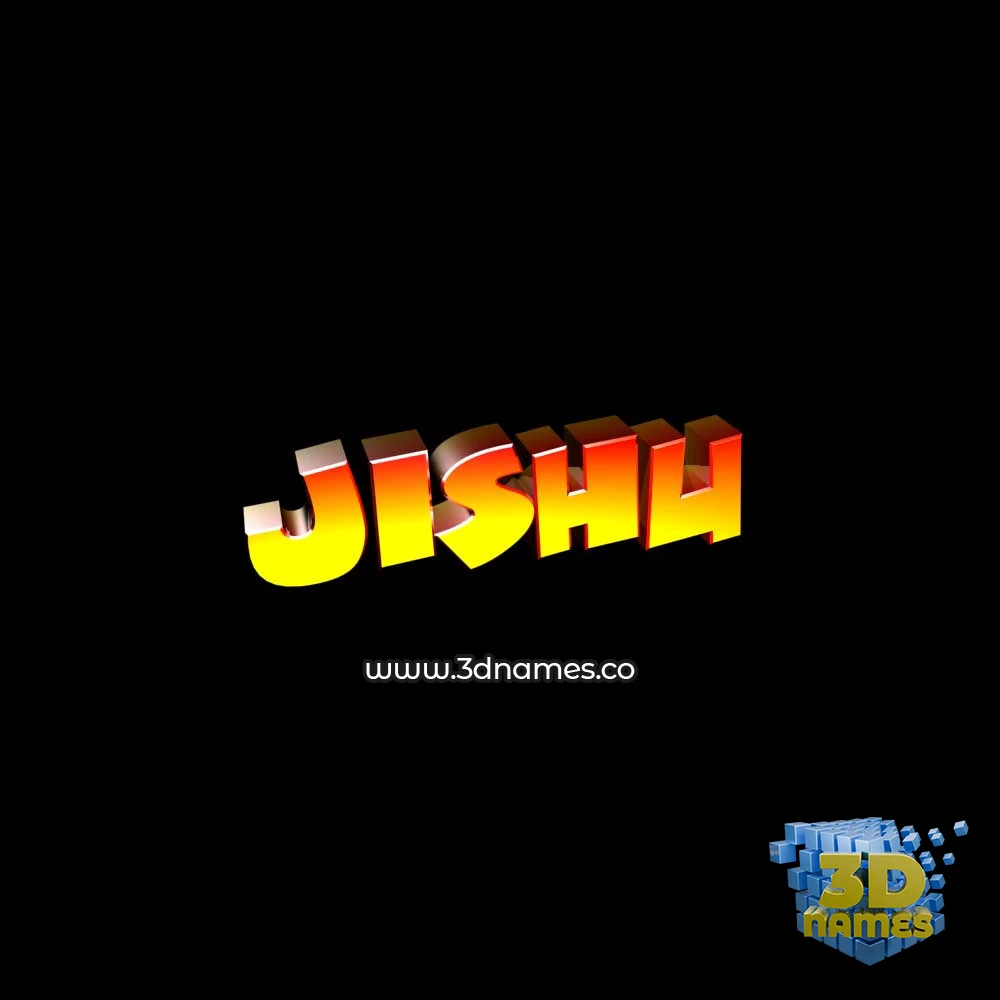 jishu in Black Background style - 3D name wallpaper jishu in Black Background style - 3D name wallpaper
