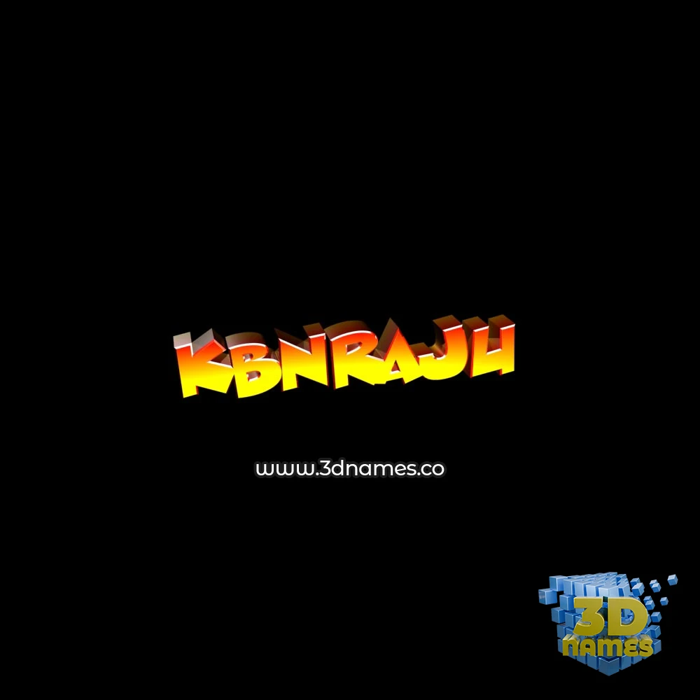 kbnraju in Black Background style - 3D name wallpaper kbnraju in Black Background style - 3D name wallpaper