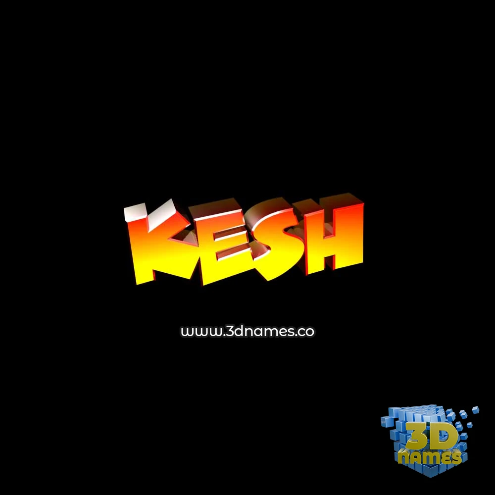 kesh in Black Background style - 3D name wallpaper kesh in Black Background style - 3D name wallpaper