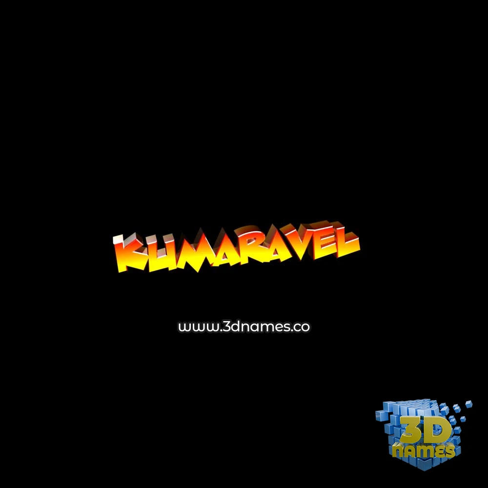 kumaravel in Black Background style - 3D name wallpaper kumaravel in Black Background style - 3D name wallpaper