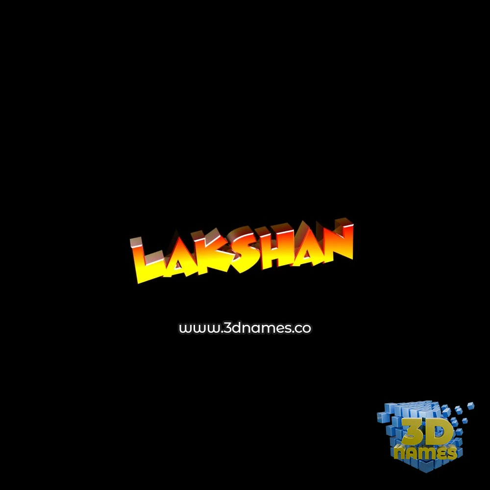 lakshan in Black Background style - 3D name wallpaper lakshan in Black Background style - 3D name wallpaper