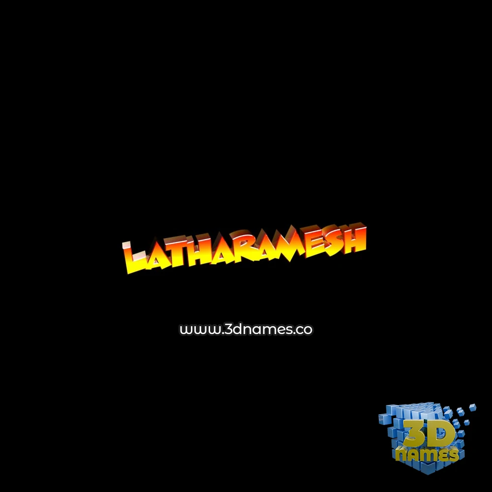 latharamesh in Black Background style - 3D name wallpaper latharamesh in Black Background style - 3D name wallpaper