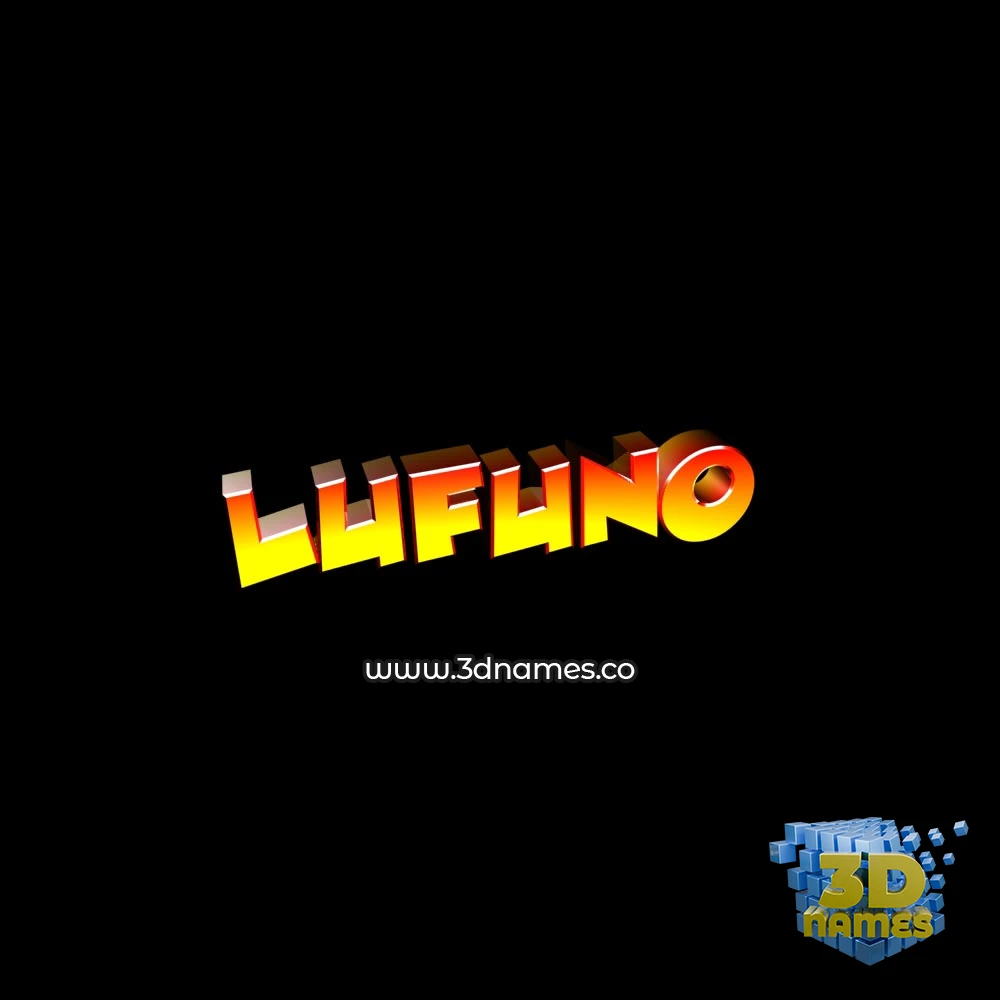 lufuno in Black Background style - 3D name wallpaper lufuno in Black Background style - 3D name wallpaper