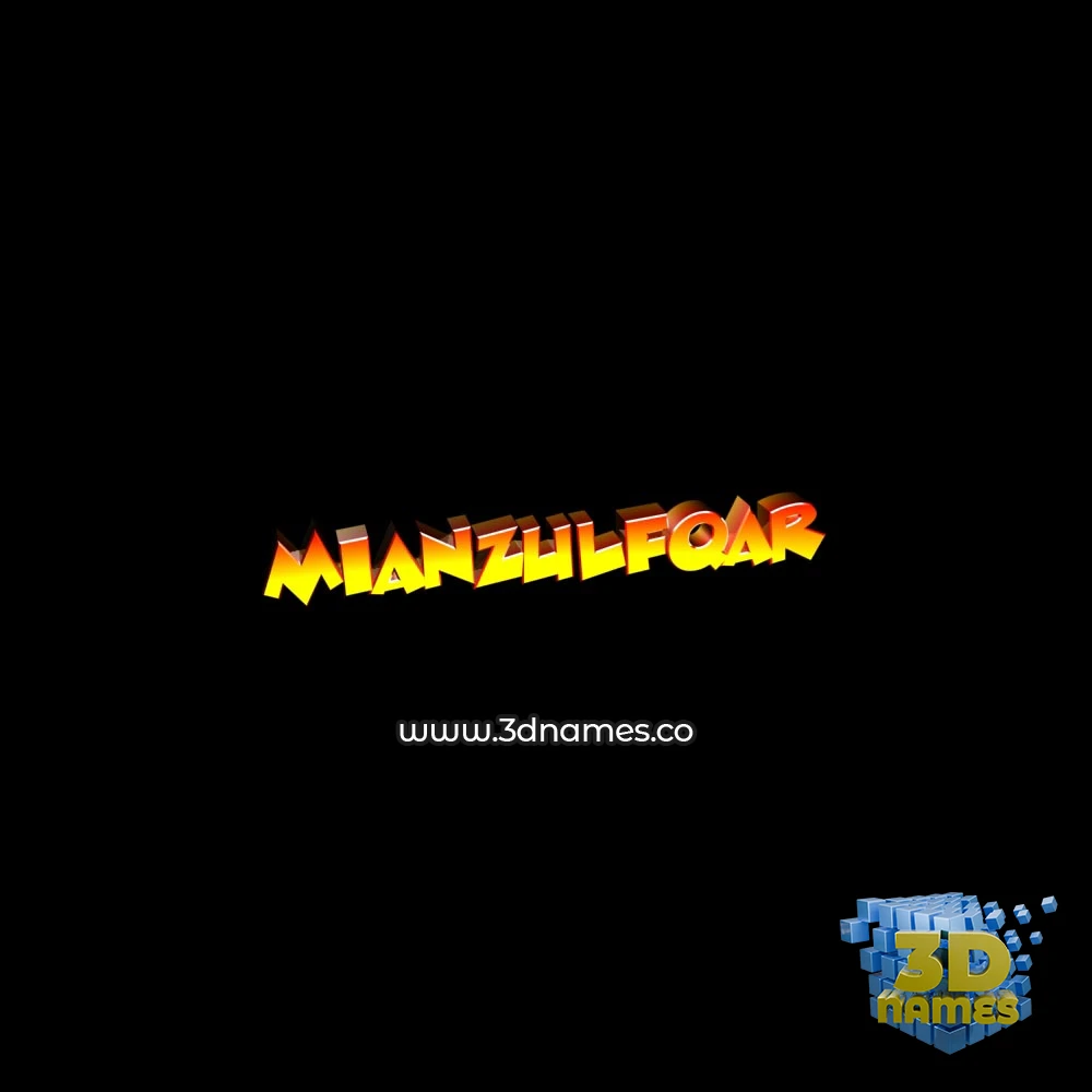 mianzulfqar in Black Background style - 3D name wallpaper mianzulfqar in Black Background style - 3D name wallpaper