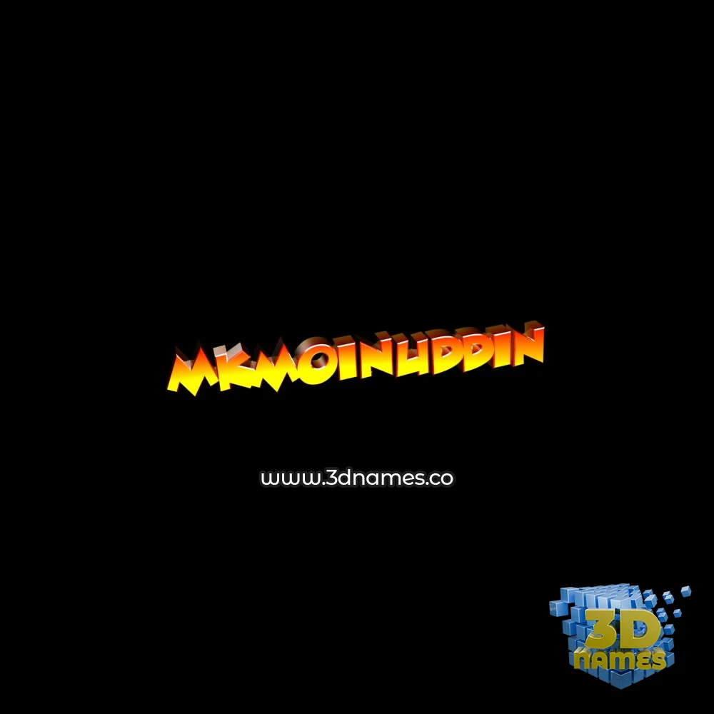 mkmoinuddin in Black Background style - 3D name wallpaper mkmoinuddin in Black Background style - 3D name wallpaper