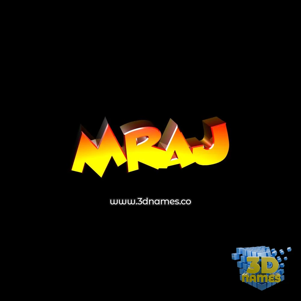 mraj in Black Background style - 3D name wallpaper mraj in Black Background style - 3D name wallpaper