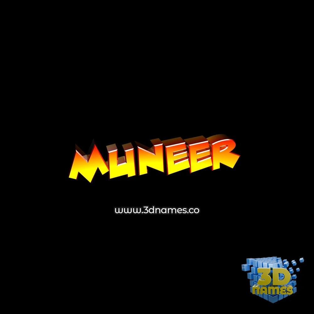 muneer in Black Background style - 3D name wallpaper muneer in Black Background style - 3D name wallpaper