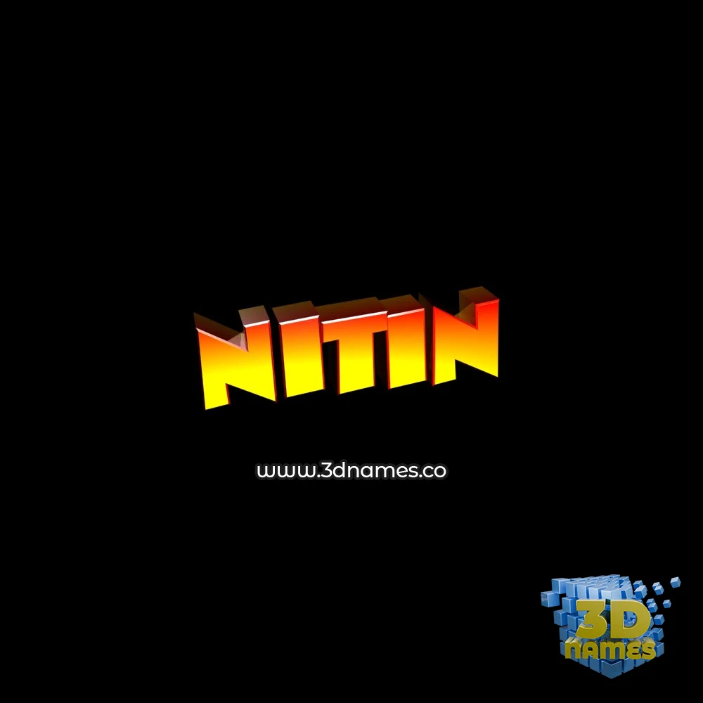 nitin in Black Background style - 3D name wallpaper nitin in Black Background style - 3D name wallpaper